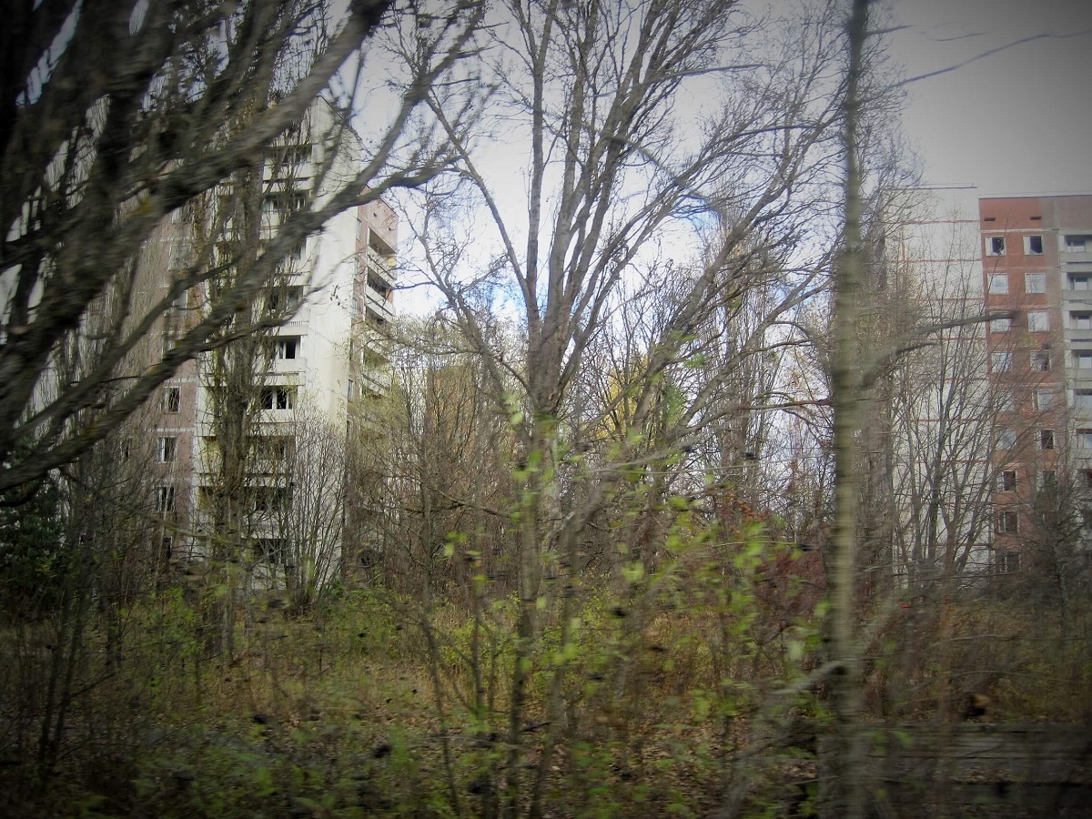 Abandoned buildings in Pripyat