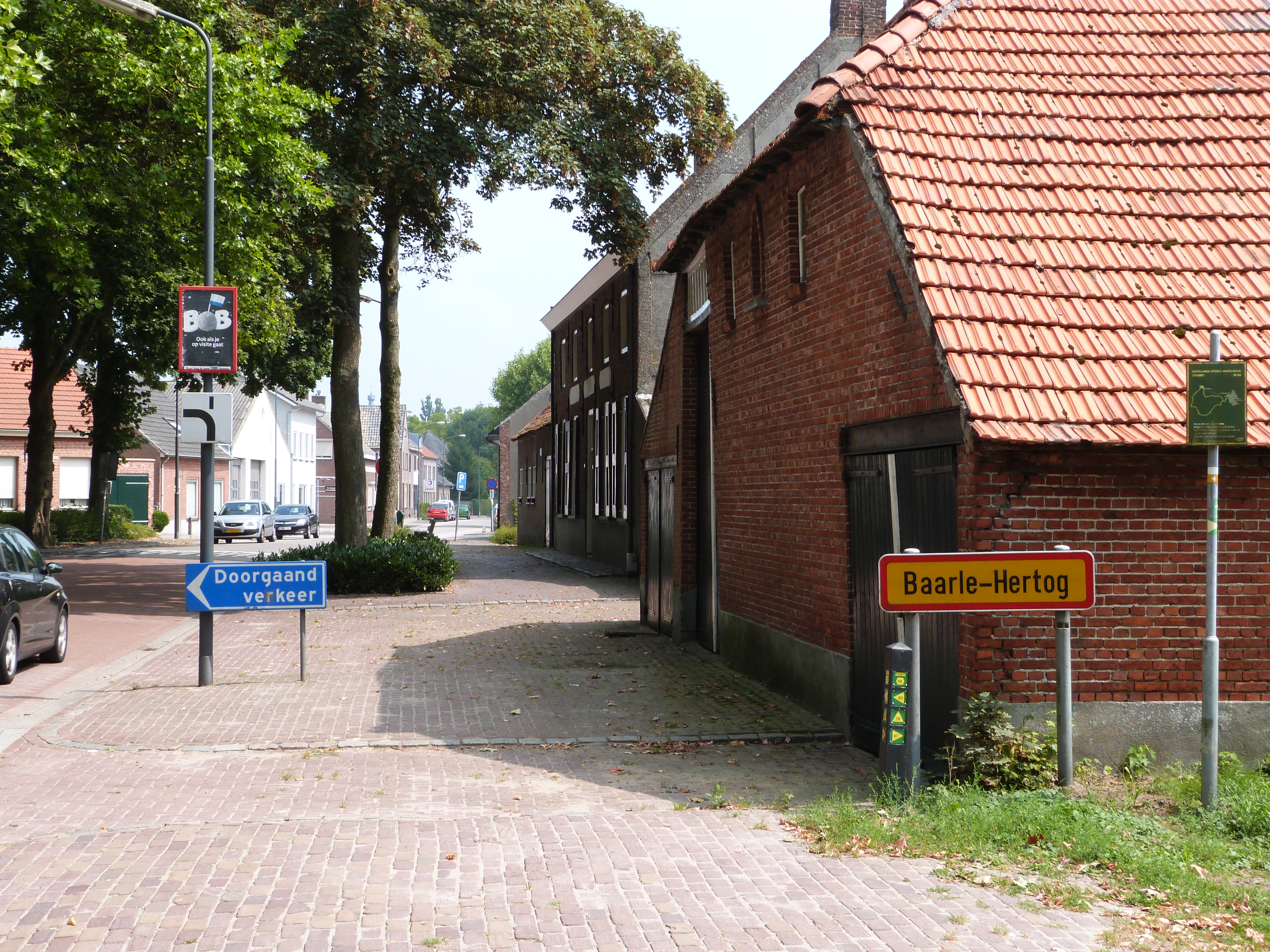 Baarle-Hertog borders - exclave of Belgium