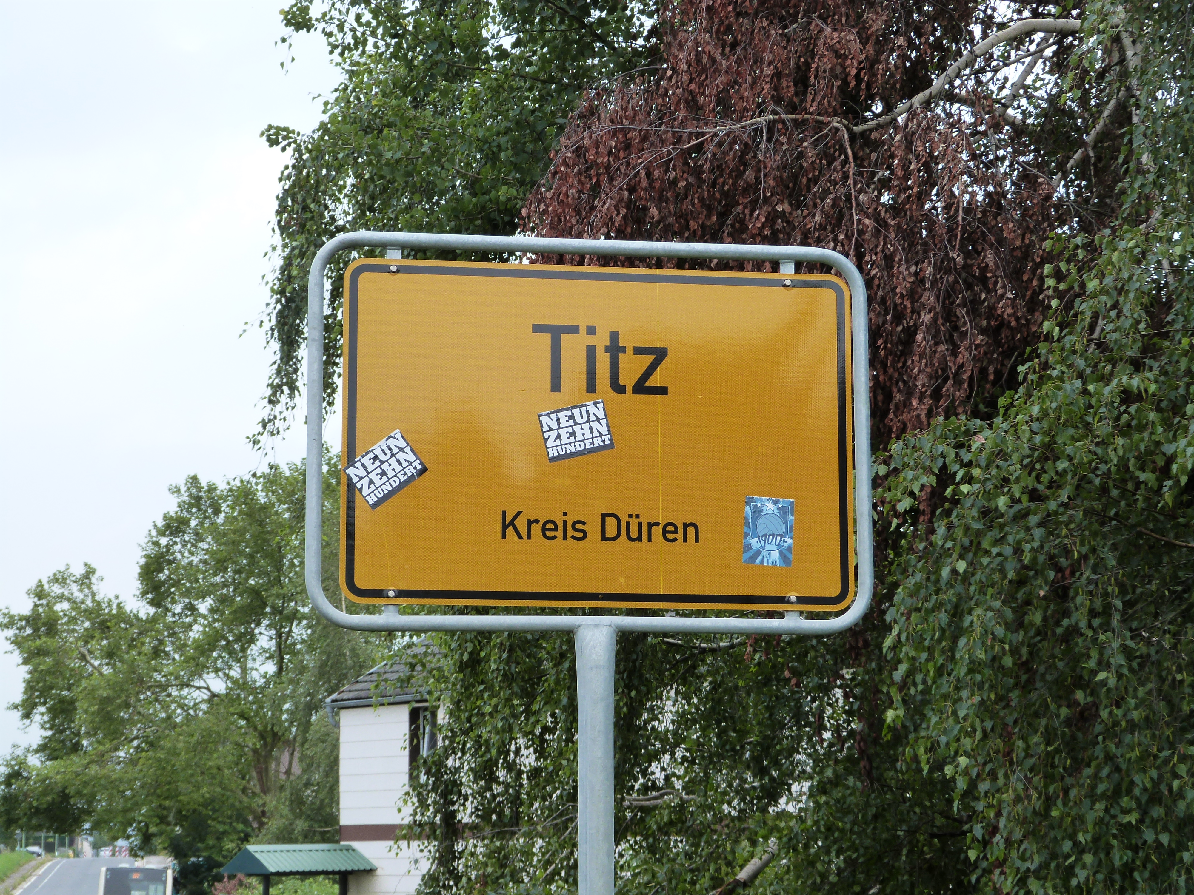 Funny place names: Titz, small town in Germany
