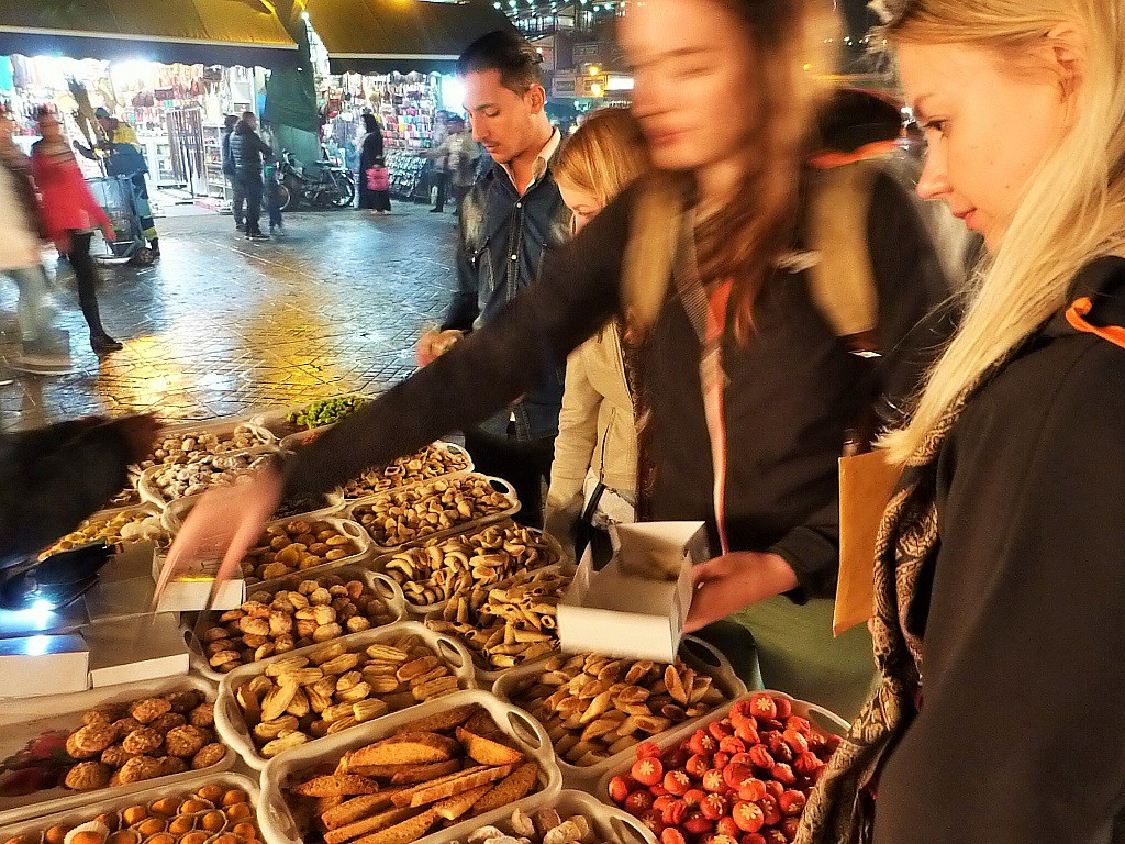 Street food in Jemaa el-Fna, Marrakech