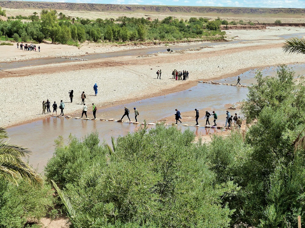 Day trip from Marrakech: Crossing the river, Ait Ben Haddou
