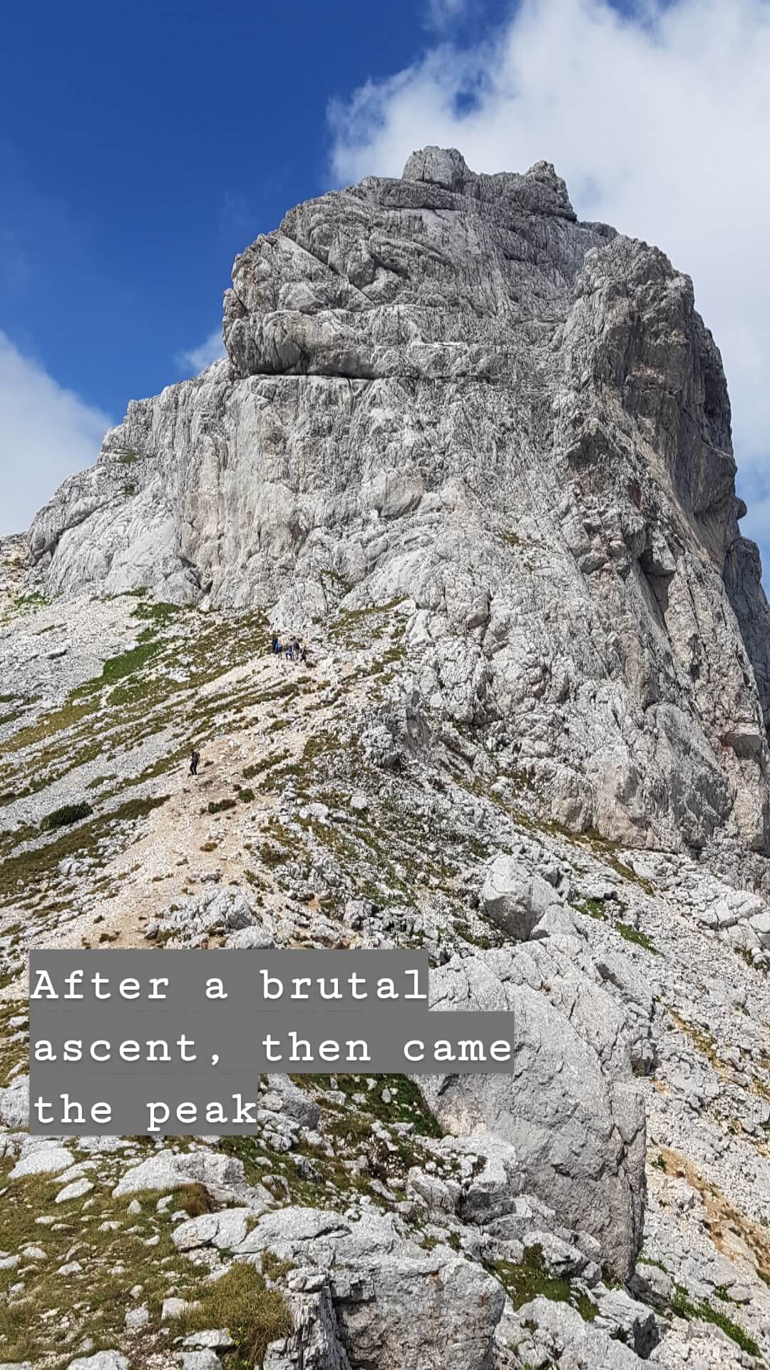 Montenegro mountain peak