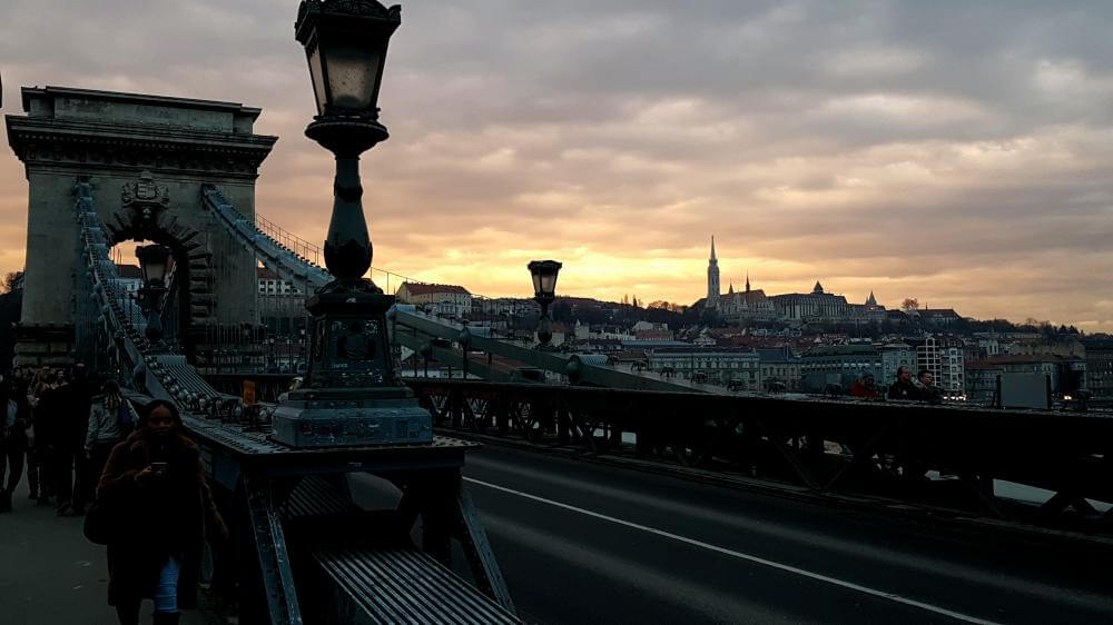 Budget city break in Budapest: sunset