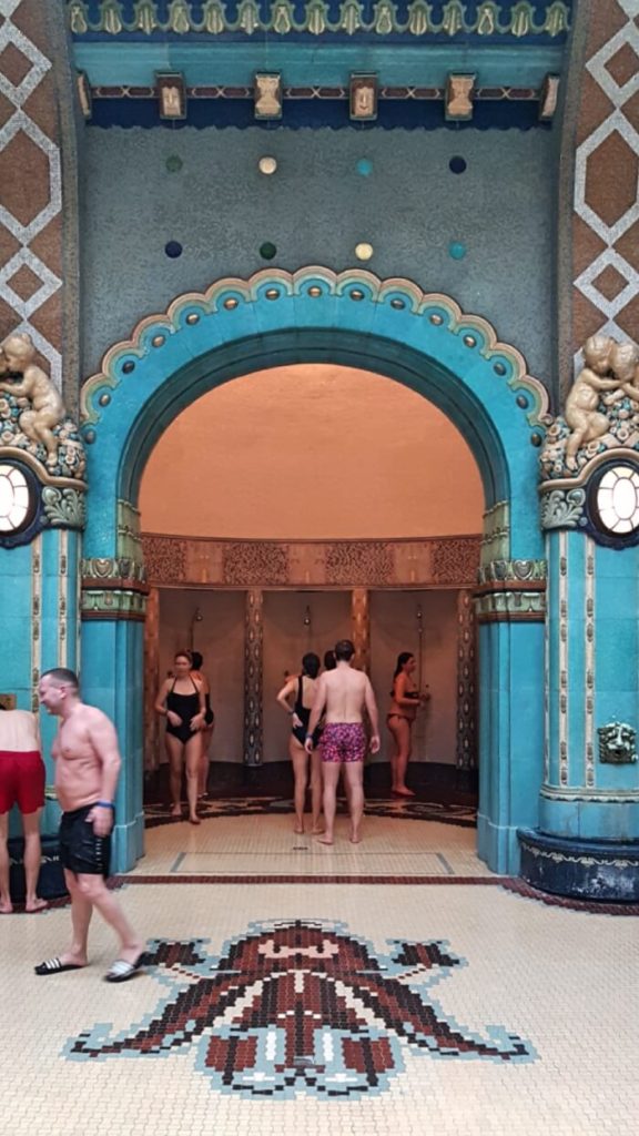 Gellert Baths, what to expect: interior tiling