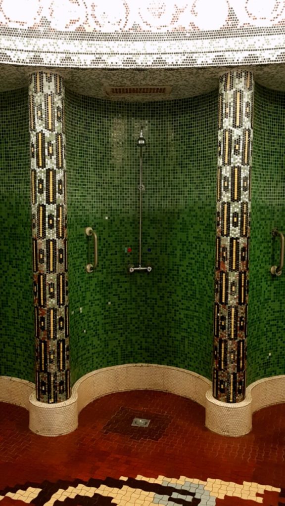 Gellert Baths, what to expect: interior tiling