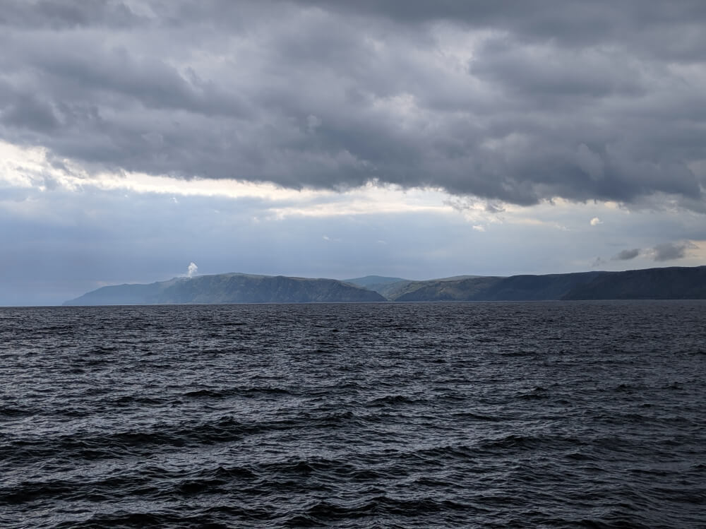 Lake Baikal in May weather