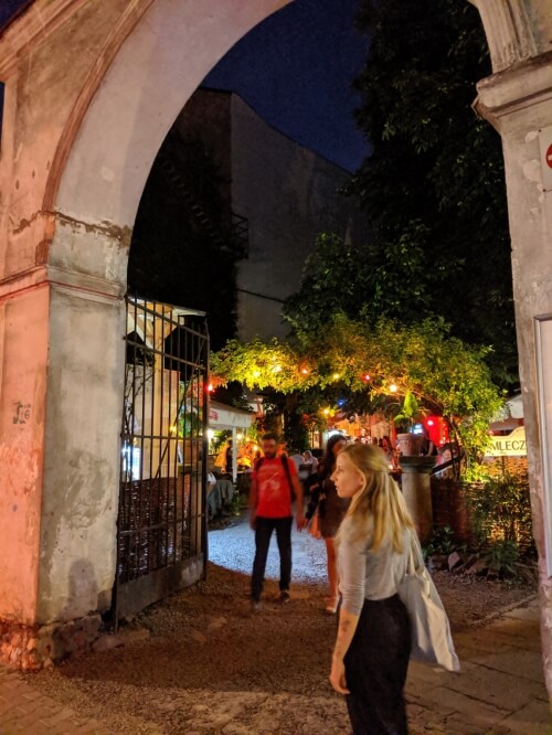 Kazimierz at night