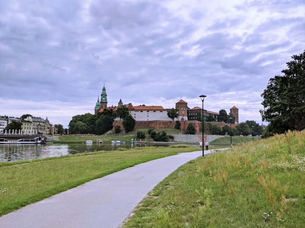 Wawel Castle from the river