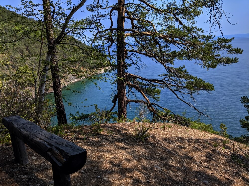 Bench on Great Baikal Trail