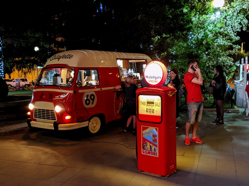 Coffee street vendor in Krasnoyarsk