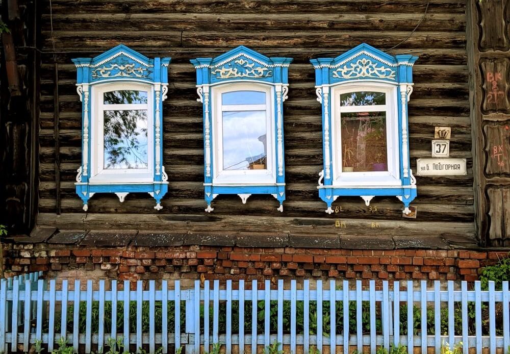 Wooden architecture in Tomsk