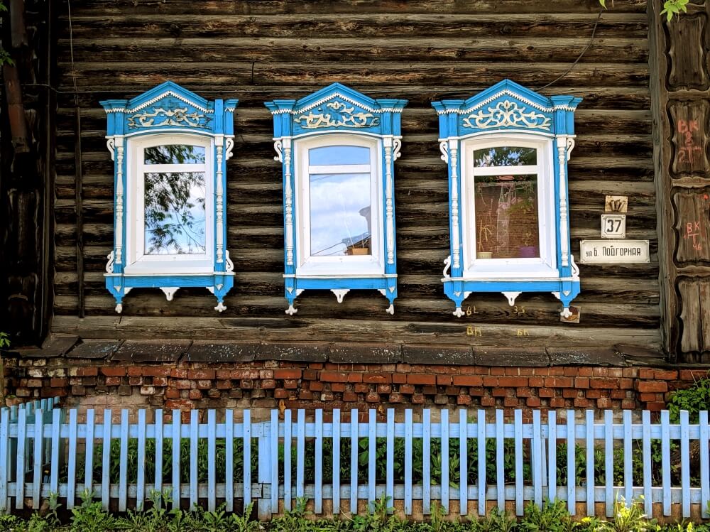 Wooden architecture in Tomsk