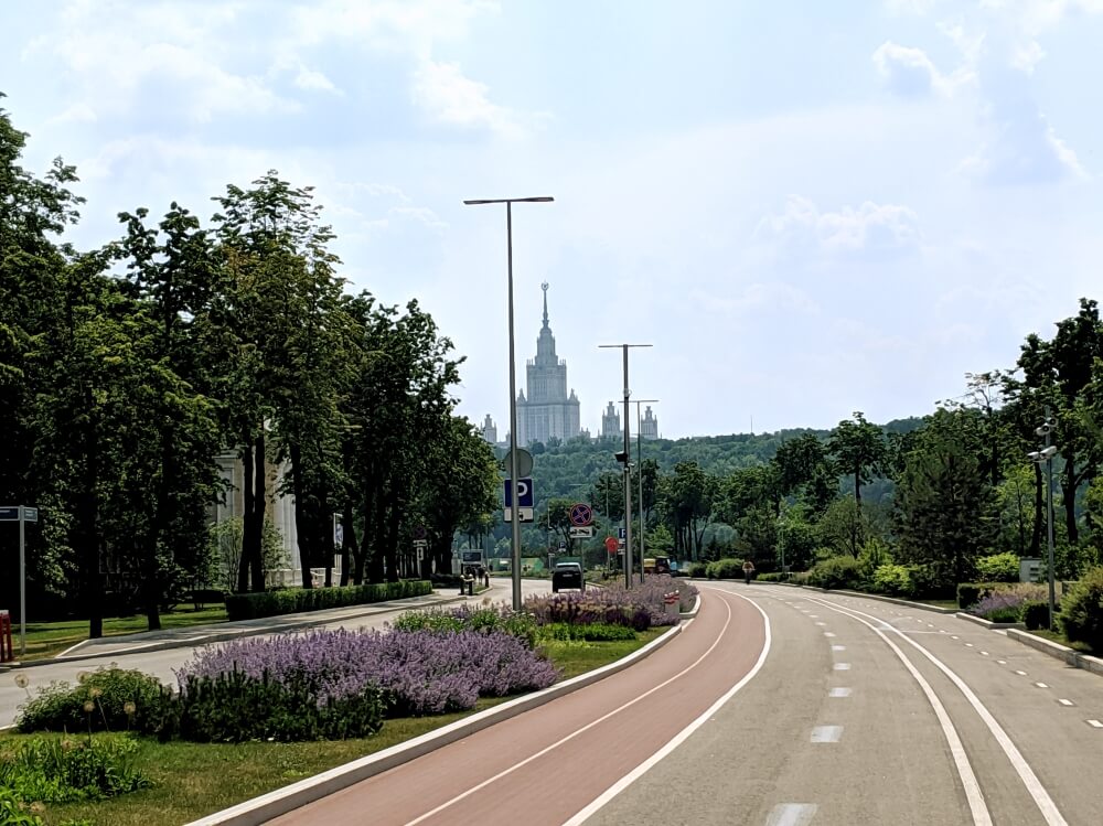 Cycling in Moscow