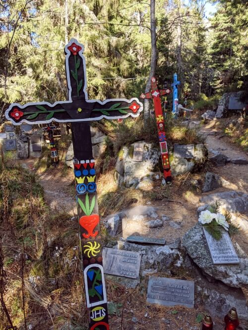 Memorial to fallen hikers in High Tatras