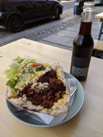 Vegan Döner at der Dicke Schmidt