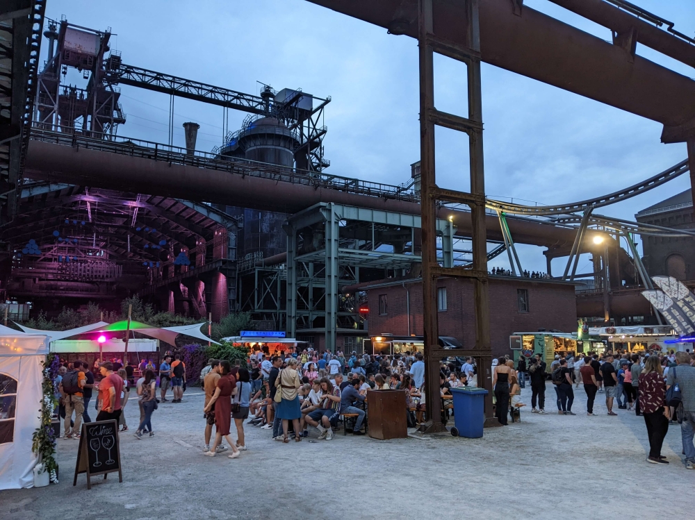 Landschaftspark Nord during ExtraSchicht