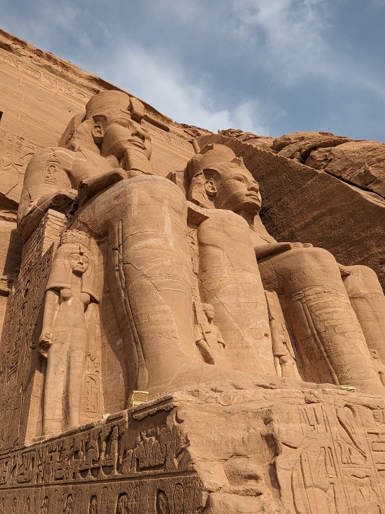 Abu Simbel entrance to Grand Temple