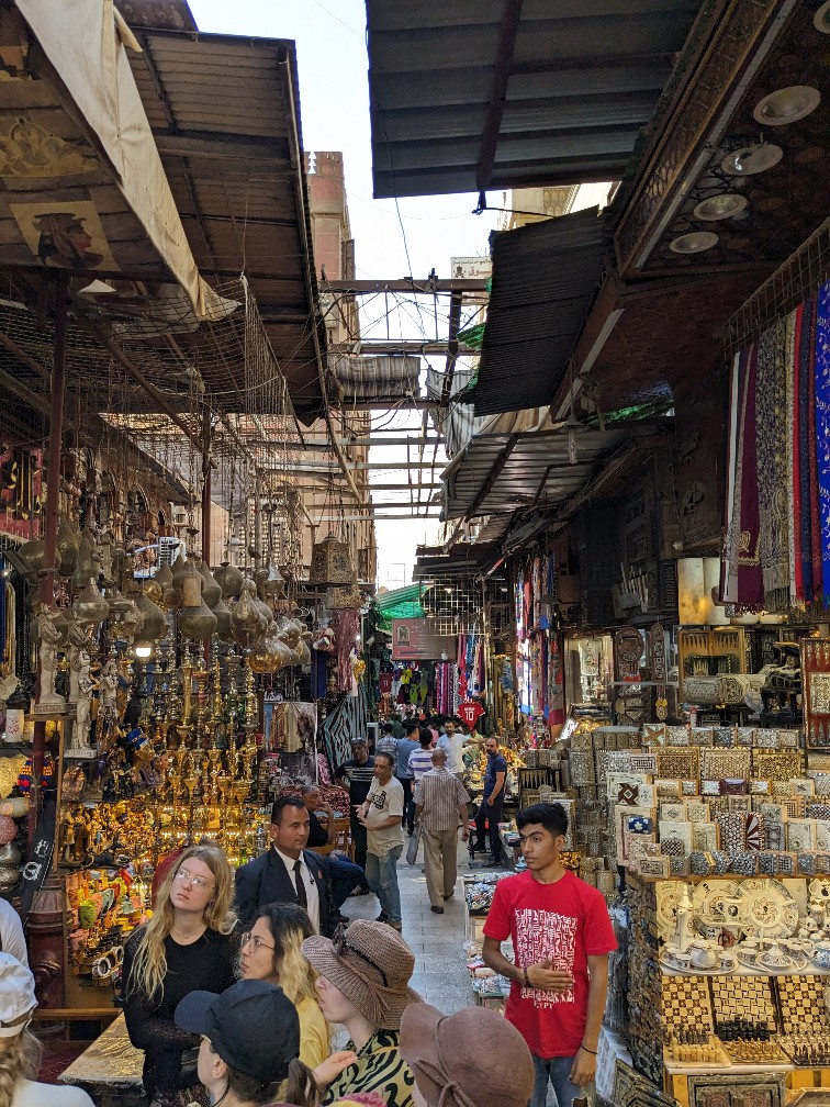 Khan-El-Khalili Bazaar in Cairo