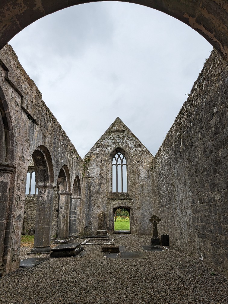 Moyne Abbey interior