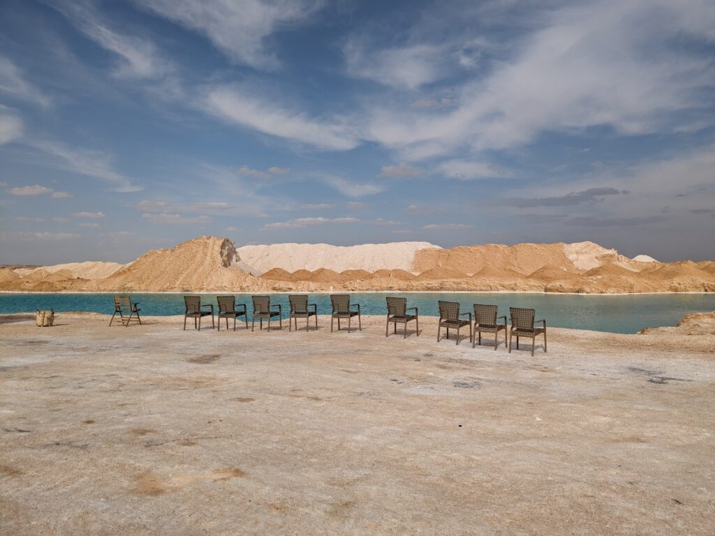 Salt pools Siwa Wes Anderson