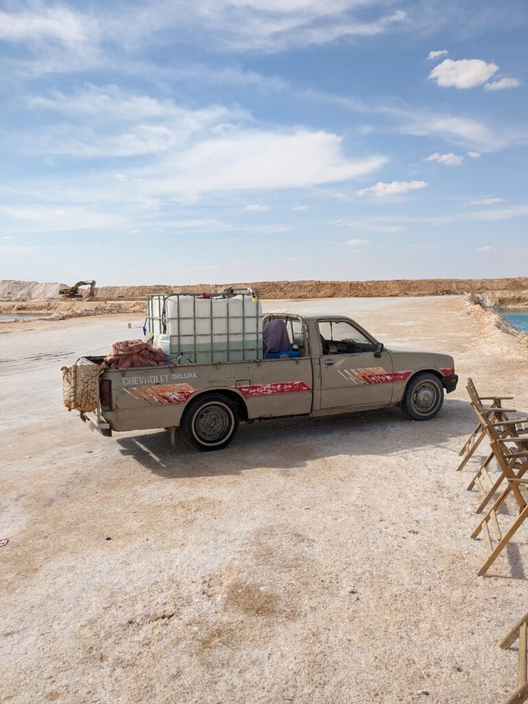 Visiting salt pools Siwa