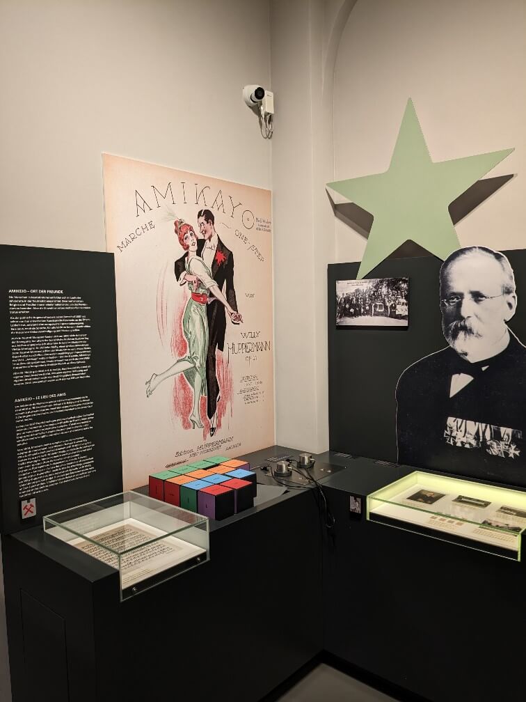 Esperanto exhibit at Museum Vieille Montagne, Kelmis