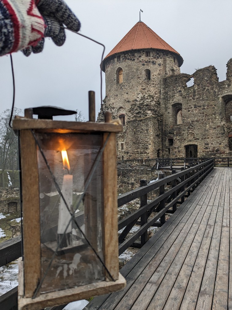 Cesis castle visit