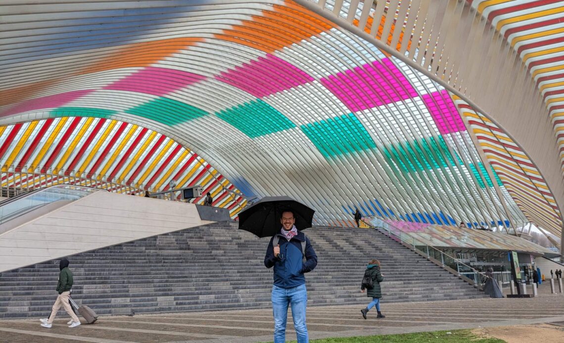 Liege-Guillemins exterior architecture