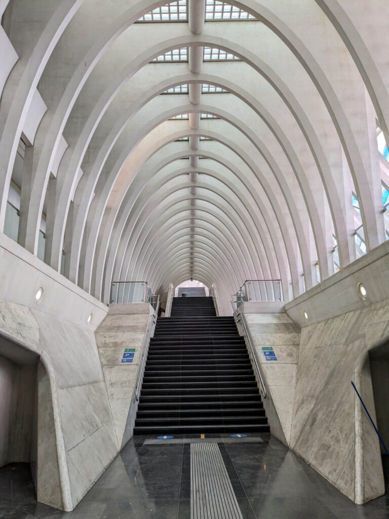 First stop on day trip to Liege: Liege-Guillemins station